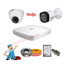 Lắp đặt camera giá rẻ bộ 1 đến 8 mắt